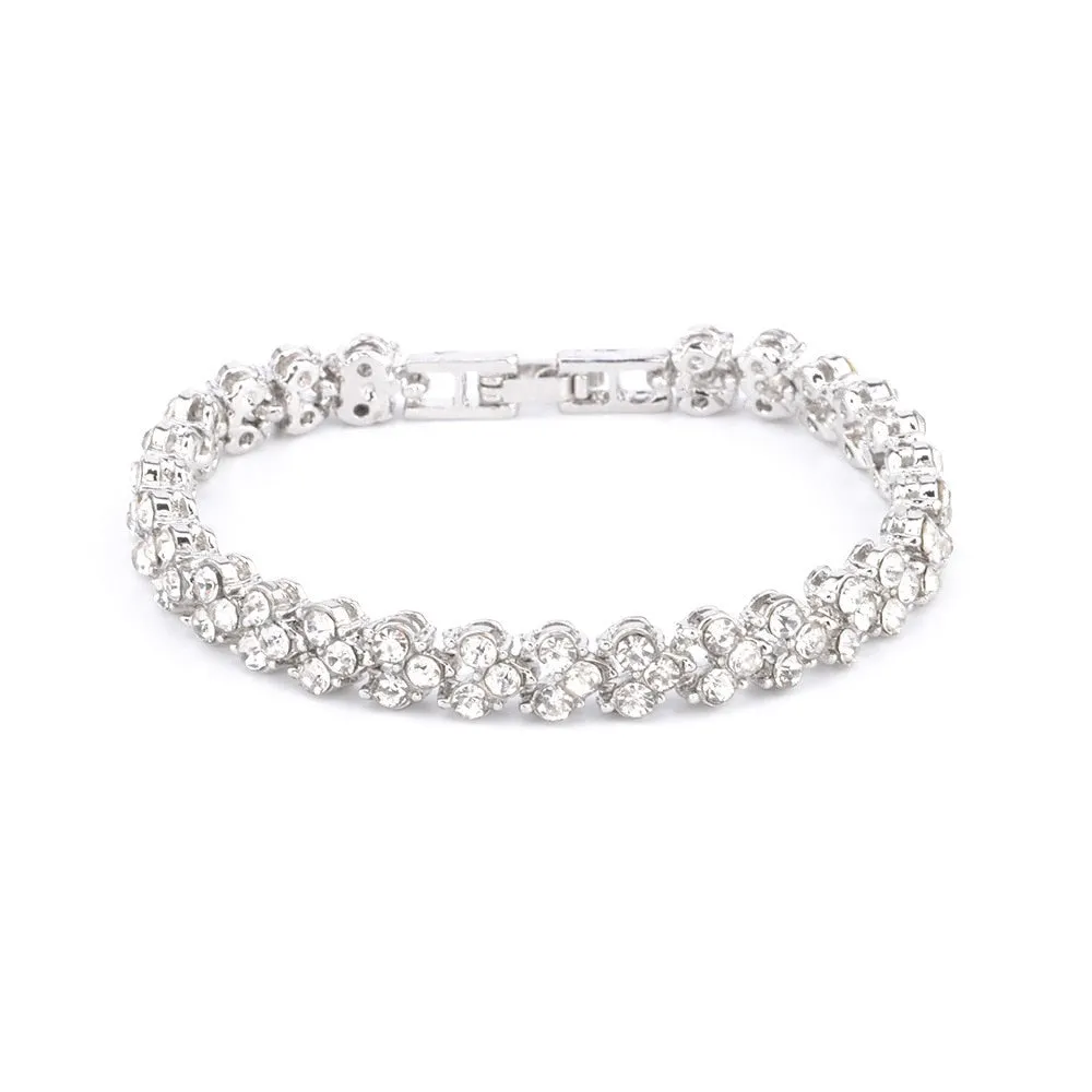 Exquisite Luxury Roman Crystal Bracelet For Women