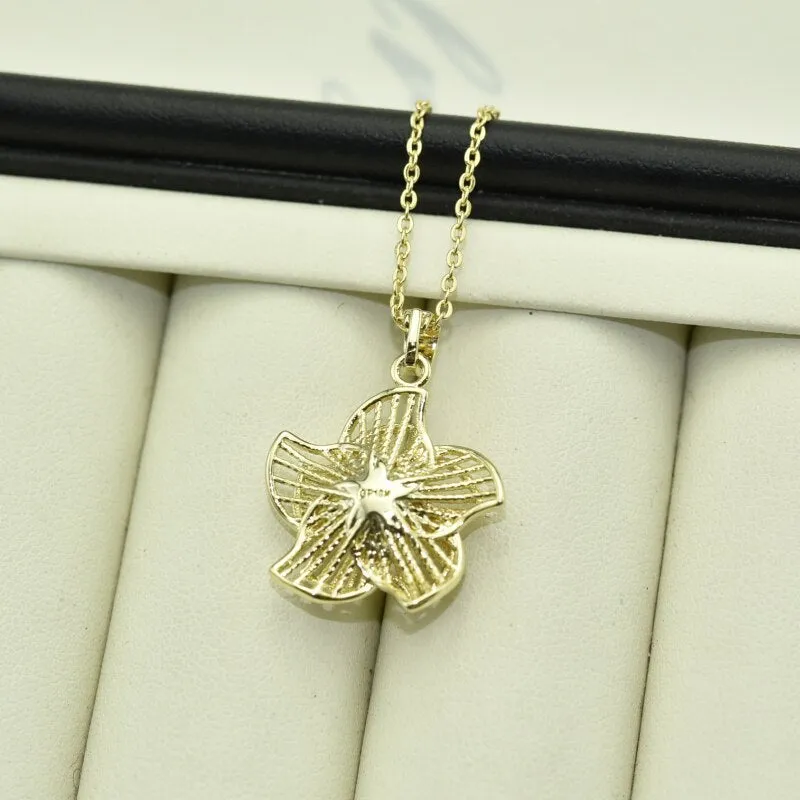 Fine Gold Pearl Necklace 100% Real Freshwater Pearl Necklace