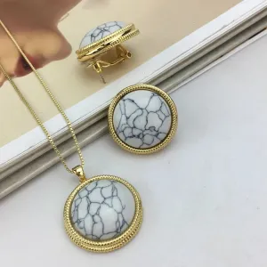 Fine Jewelry Pendants with Earrings for Women