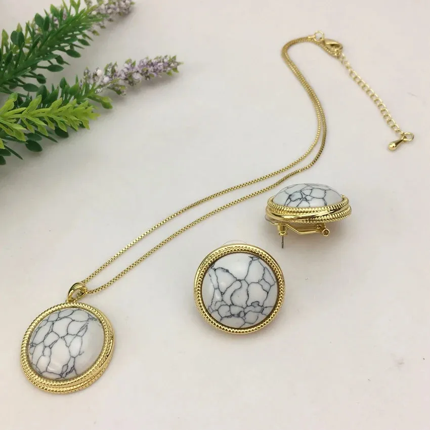 Fine Jewelry Pendants with Earrings for Women