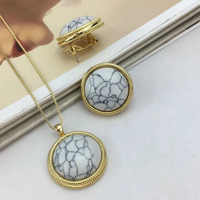 Fine Jewelry Pendants with Earrings for Women