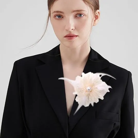 Flower Brooch Pins Charming Clothes Accessories Jewelry Gifts for Women 135mm