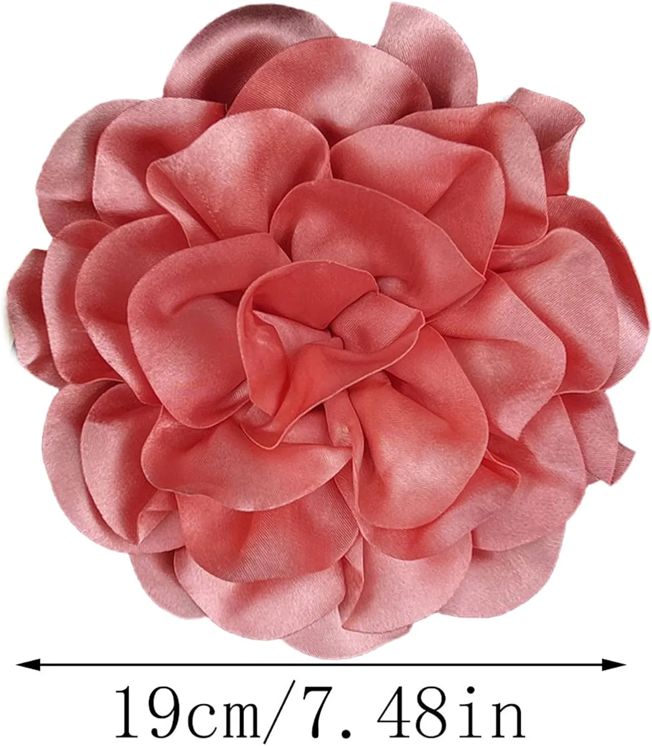 Flower Pins for Clothes Fabric Large Flower Brooches for Women Statement Rose Flower Lapel Pin for Wedding Party Banquet Wedding Guest Dresses Suit Accessories