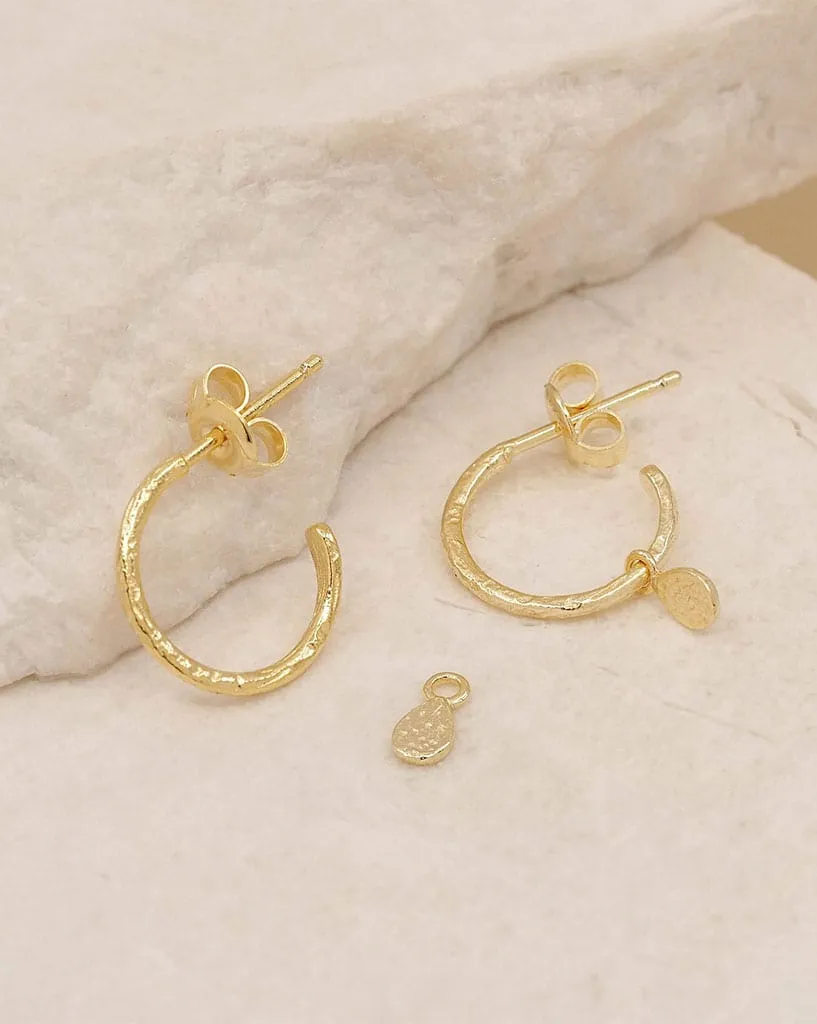 Gold Grace Hoops