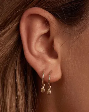 Gold Grace Hoops