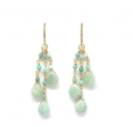 Habana Paris Amazonite Earrings