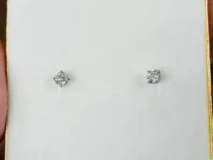 Half Carat Natural Diamond Earrings