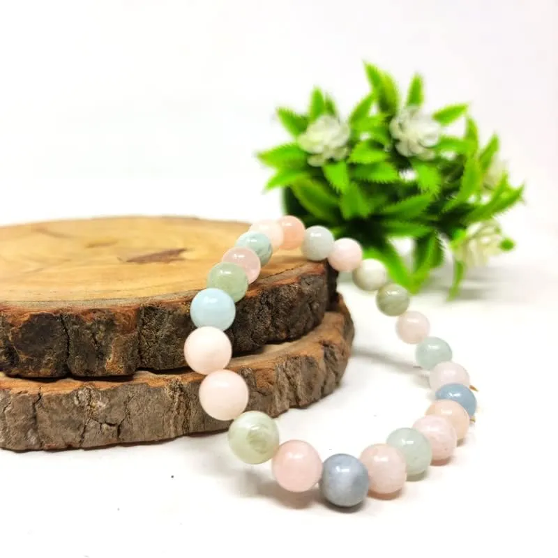 Healing Amethyst Bracelet Handmade Natural Gemstones Beads Bracelets Elastic Natural Stone Yoga Beads Bracelet Bangle Gifts