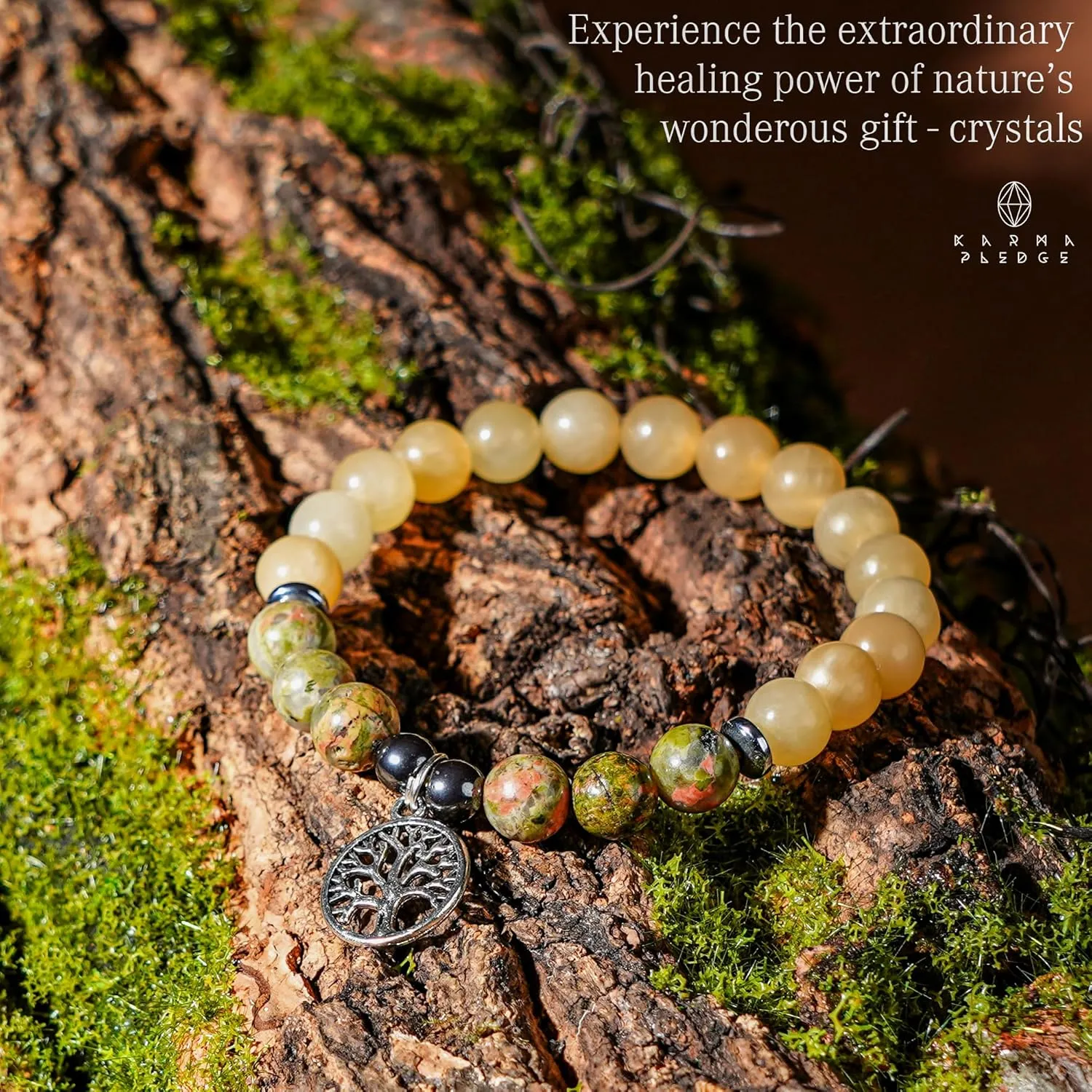 Healing Crystal Bracelets for Men & Women, Spiritual, Positive Energy & Balance, Handmade 6mm Crystal Beads Bracelets