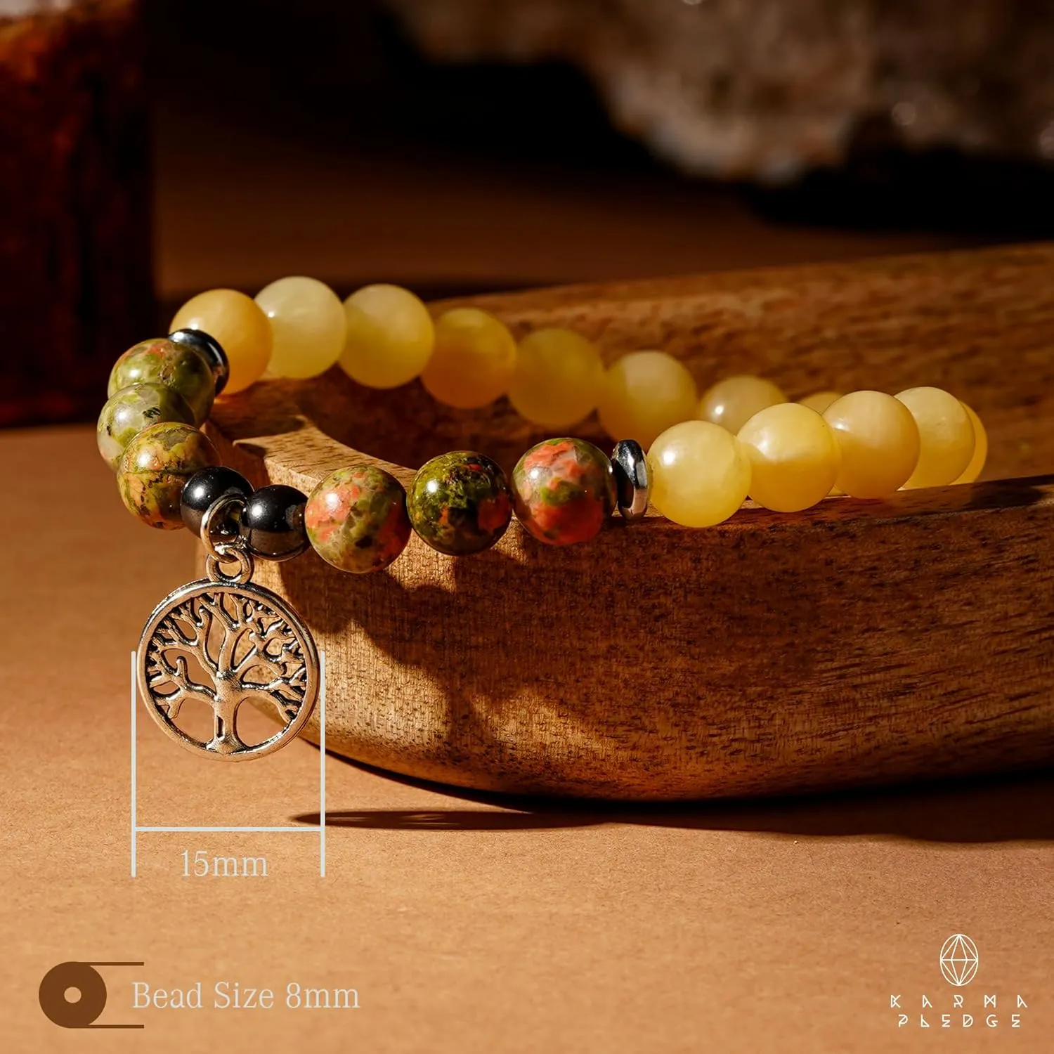 Healing Crystal Bracelets for Men & Women, Spiritual, Positive Energy & Balance, Handmade 6mm Crystal Beads Bracelets