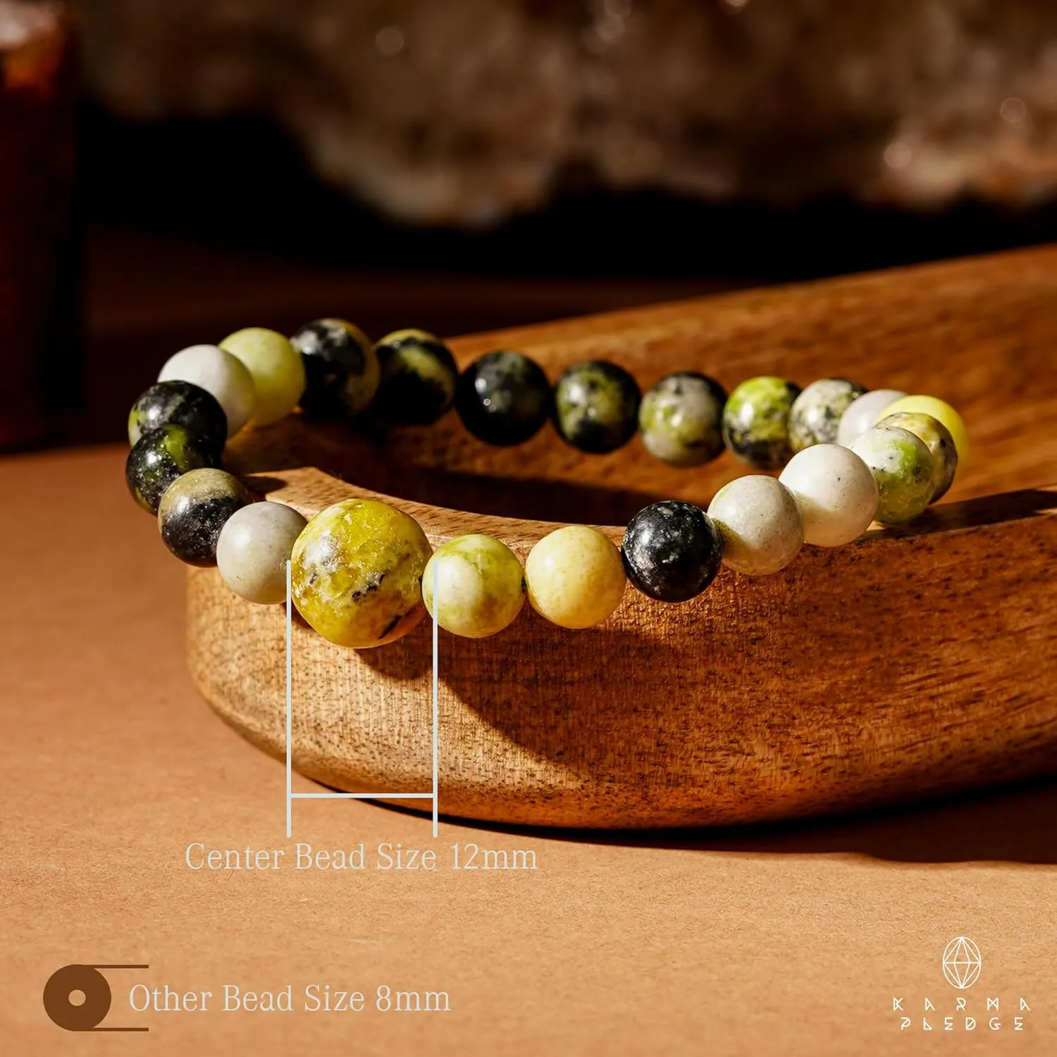 Healing Crystal Bracelets for Womens and Mens, Spiritual, Positive Energy & Balance, Handmade Natural Crystal Beads Bracelets