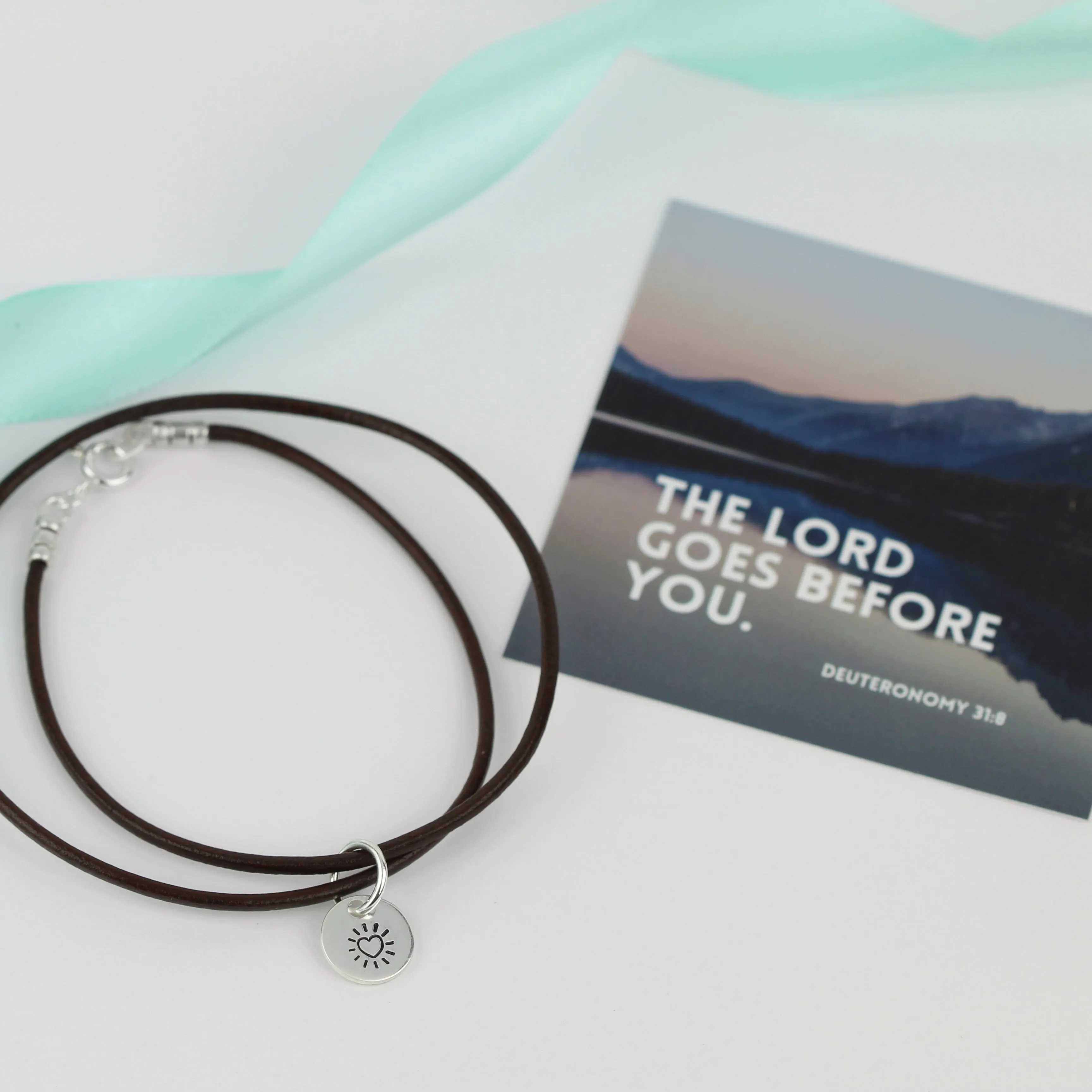 Heart Burst Leather Bracelet