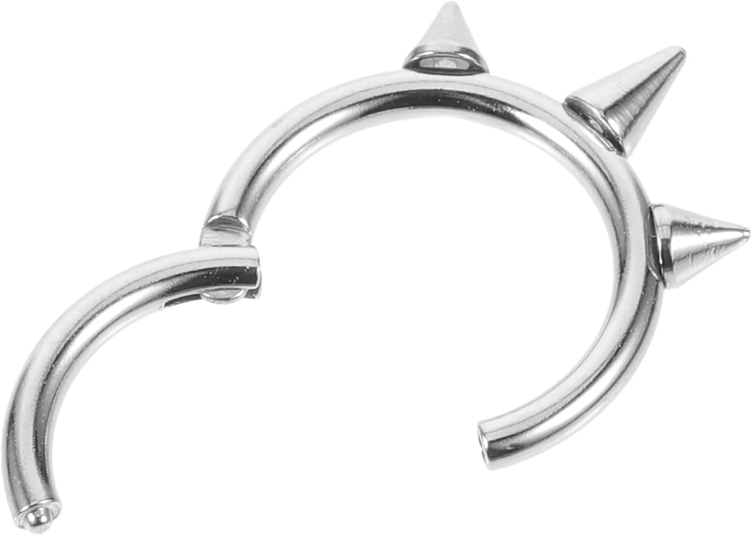 Homoyoyo Stainless Steel Nose Cuff Ring Nose Piercing Jewelry for Women Unique Design and Simple to Wear Nose Decoration for Festivals and Everyday Use