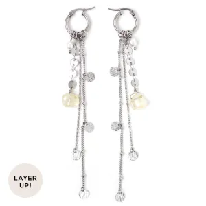 Honey Earrings in Silver