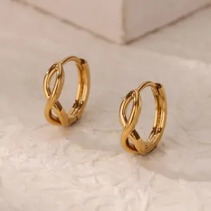 Infinity Twist Hoops