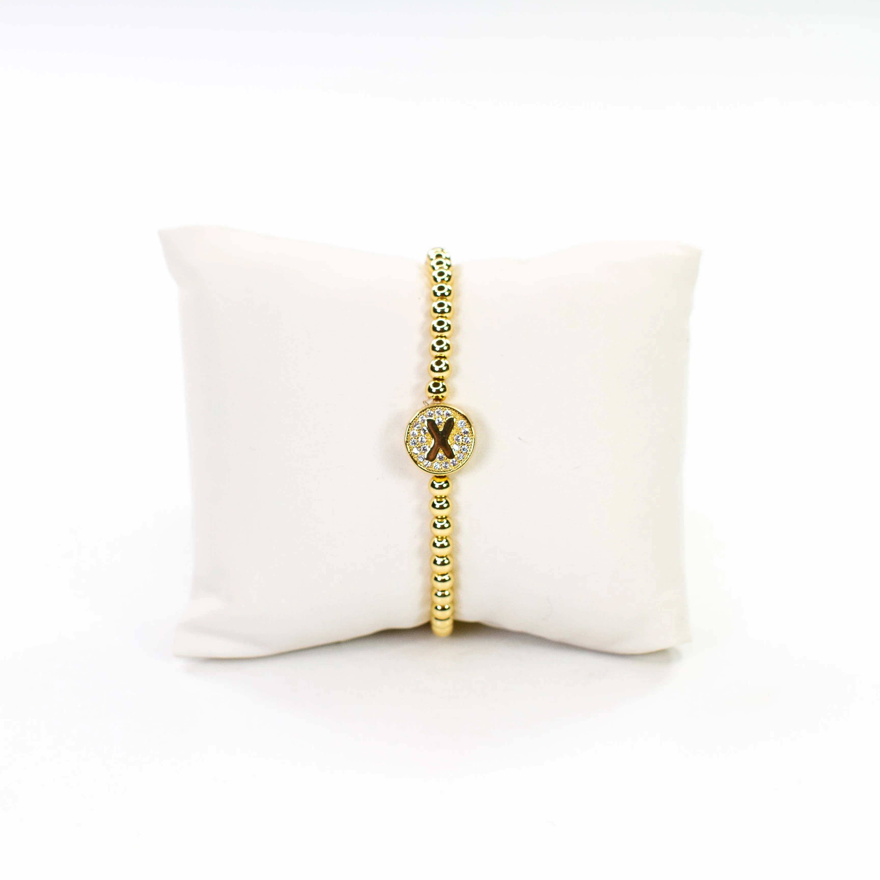 Initial Simulated Diamond Bracelet: G