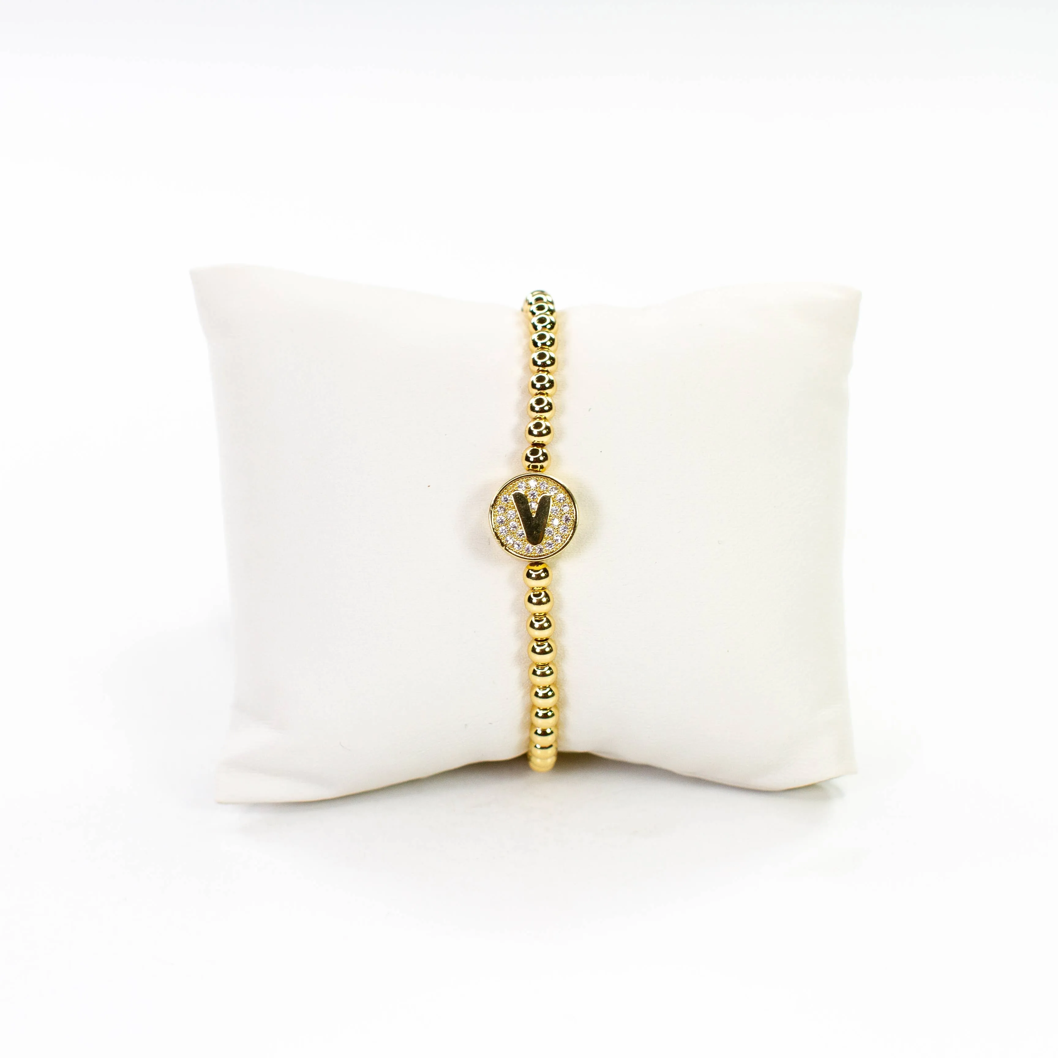 Initial Simulated Diamond Bracelet: G
