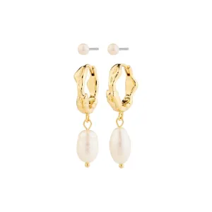 Jonne 2-in-1  Pearl Earring