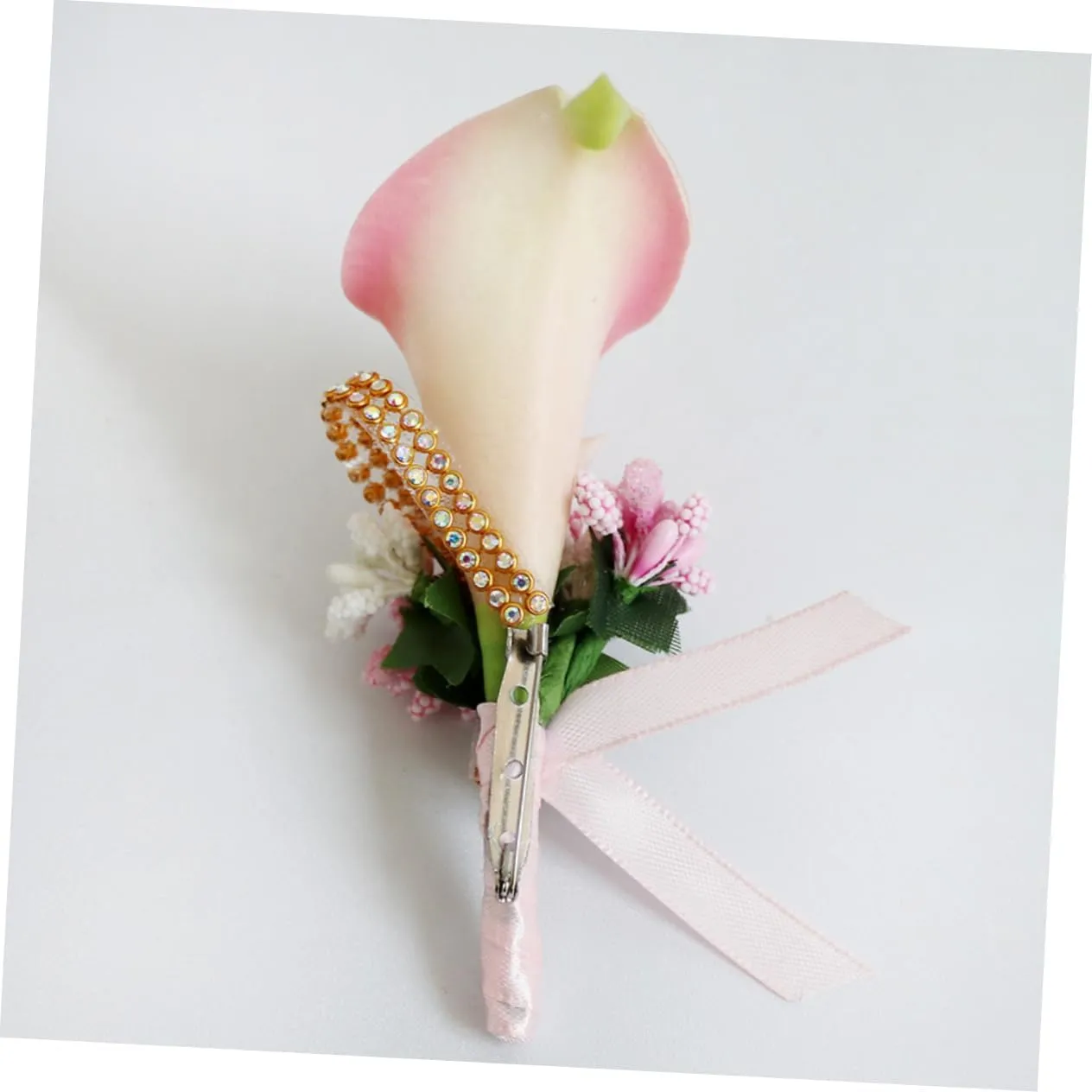 KESYOO 2 pcs groom corsage keepsake boutonniere groom flower bridal boutonniere flower boutonniere pin calla lilly boutonniere wedding boutonniere groom boutonniere bride prom bouquet