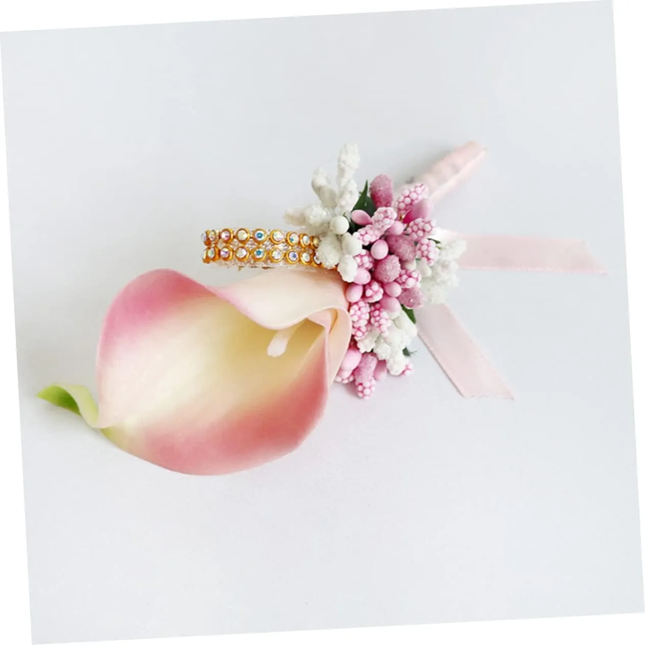 KESYOO 2 pcs groom corsage keepsake boutonniere groom flower bridal boutonniere flower boutonniere pin calla lilly boutonniere wedding boutonniere groom boutonniere bride prom bouquet