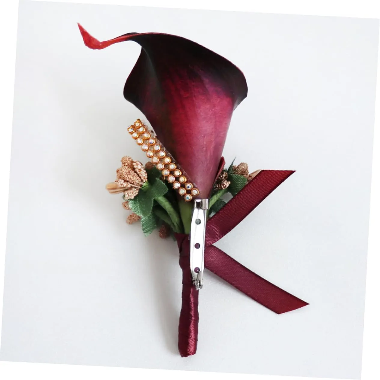 KESYOO 2 pcs groom corsage keepsake boutonniere groom flower bridal boutonniere flower boutonniere pin calla lilly boutonniere wedding boutonniere groom boutonniere bride prom bouquet