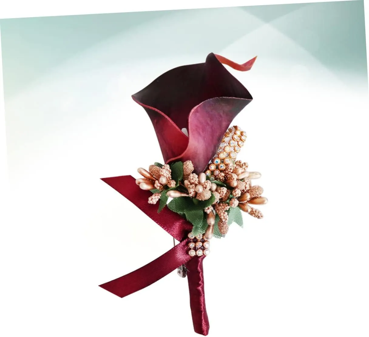 KESYOO 2 pcs groom corsage keepsake boutonniere groom flower bridal boutonniere flower boutonniere pin calla lilly boutonniere wedding boutonniere groom boutonniere bride prom bouquet