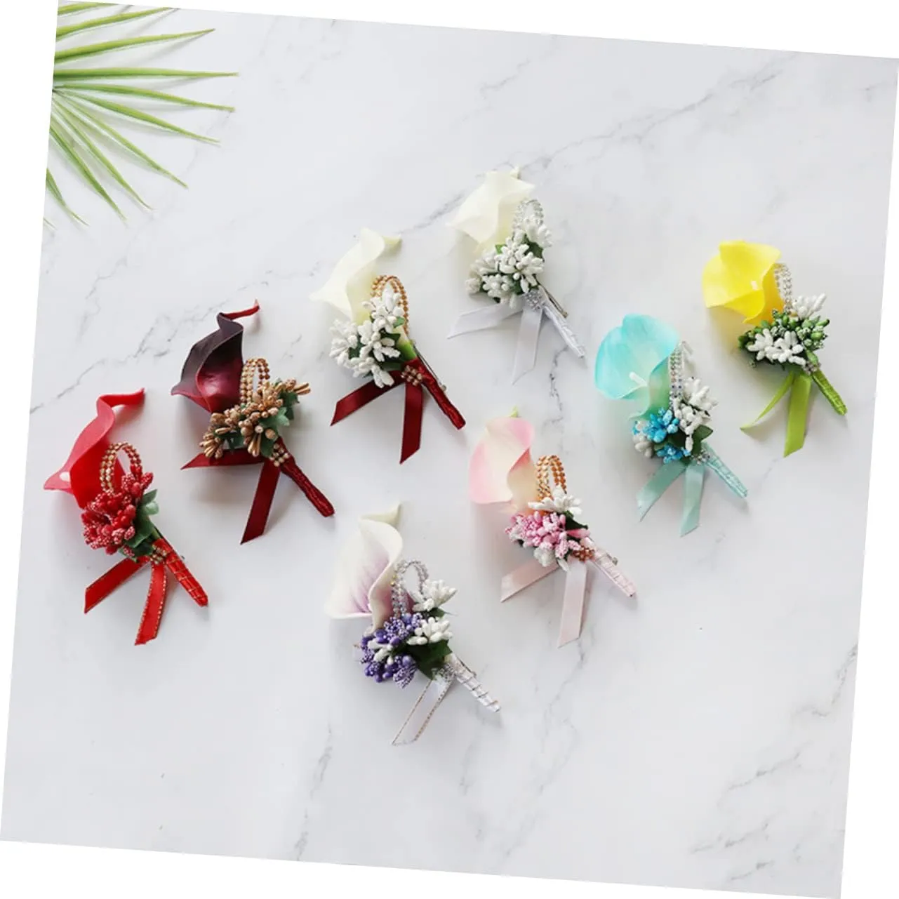 KESYOO 2 pcs groom corsage keepsake boutonniere groom flower bridal boutonniere flower boutonniere pin calla lilly boutonniere wedding boutonniere groom boutonniere bride prom bouquet