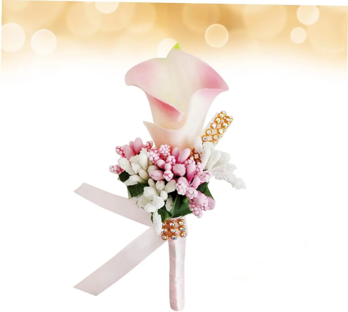 KESYOO 2 pcs groom corsage keepsake boutonniere groom flower bridal boutonniere flower boutonniere pin calla lilly boutonniere wedding boutonniere groom boutonniere bride prom bouquet