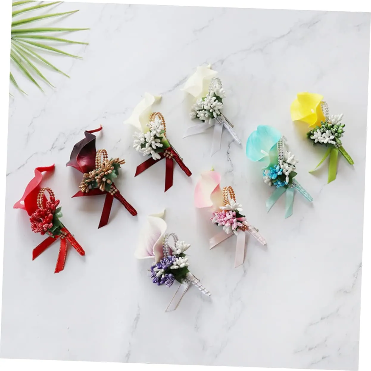 KESYOO 2 pcs groom corsage keepsake boutonniere groom flower bridal boutonniere flower boutonniere pin calla lilly boutonniere wedding boutonniere groom boutonniere bride prom bouquet