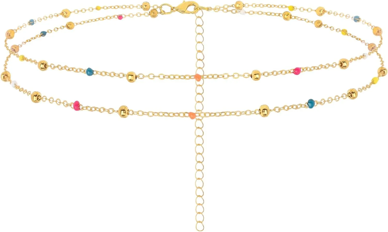 Layered Solar System Waist Chain Universe Planets Belly Chain Colorful Beads Body Chain Jewelry Accessories for Women