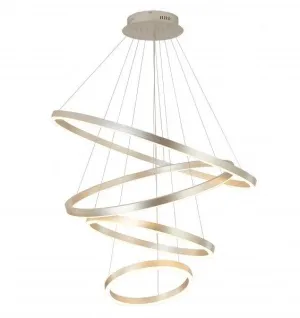 LED Aluminum Rings Chandelier