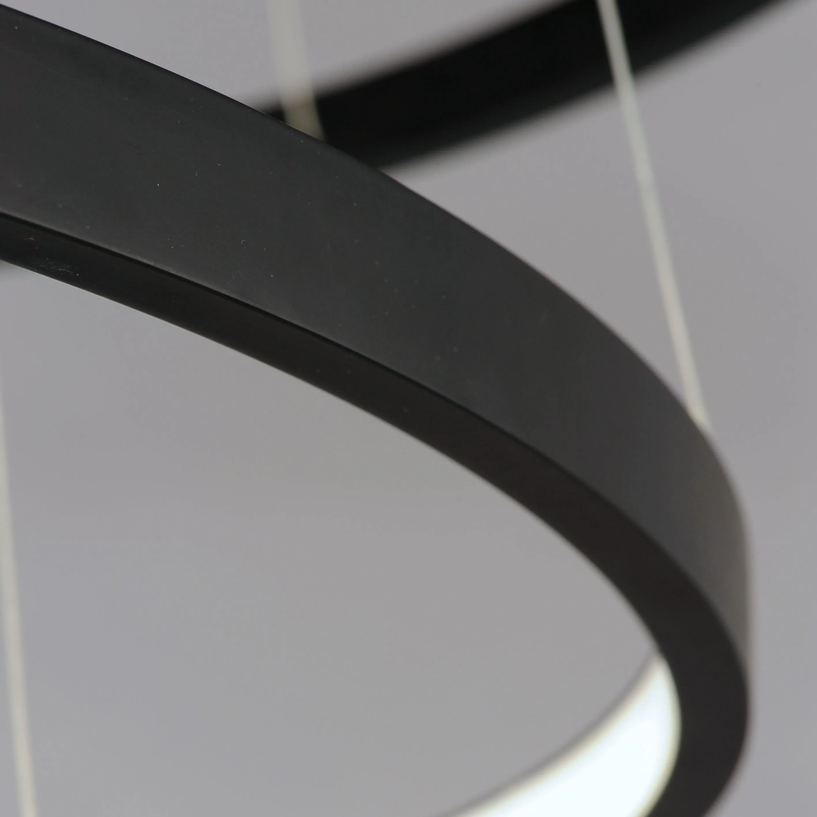 LED Steel 4 Rings Colour Temp Changeable Chandelier