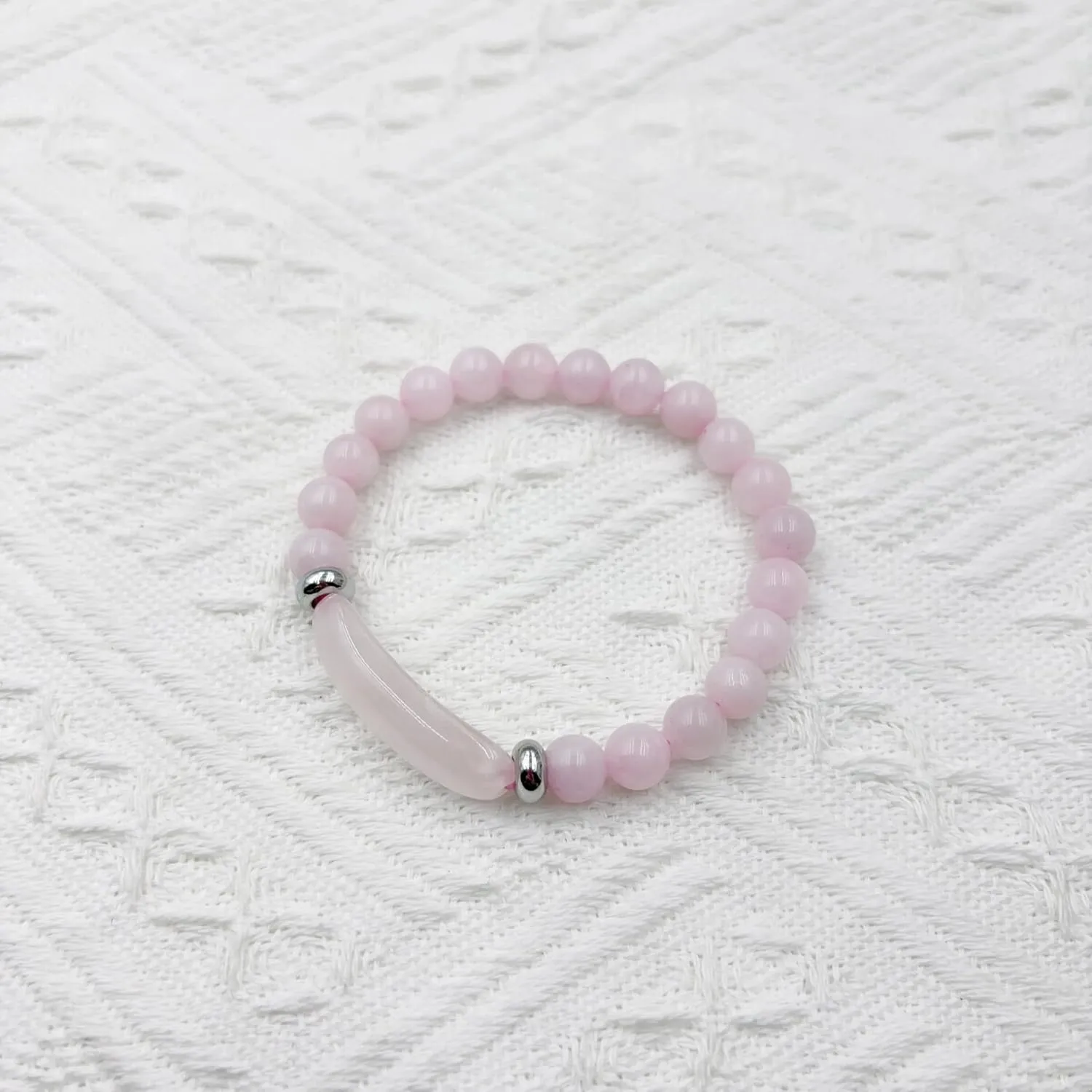 Link Pheromone Bracelet for Women Rose Quartz Pheromone Bracelet Healing Crystal Bracelet Stretchy Beaded Bracelets Handmade Energy Chakra Natural Stone Beaded Bangle Trendy Jewelry Gifts