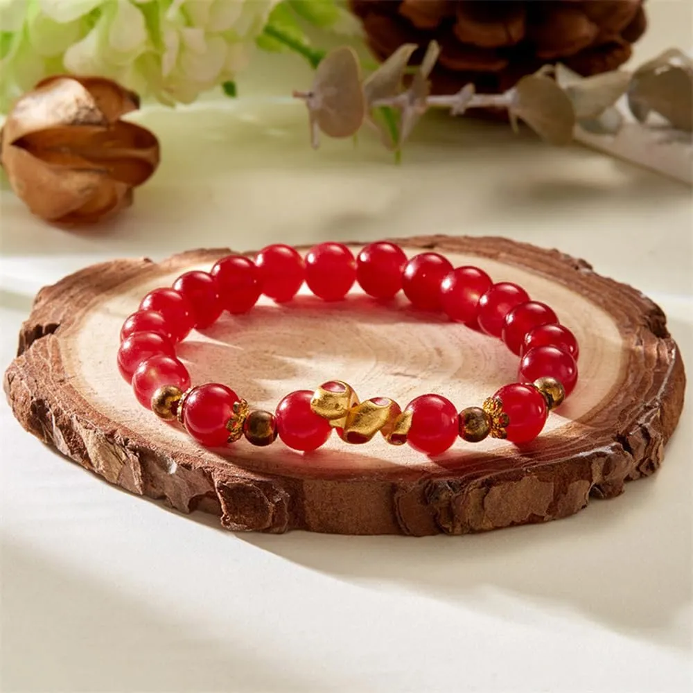 LIU JUN 2025 New Year Of Snake Bracelets, Red String Snake Charm Adjustable Bracelet Chinese Zodiac Animal Good Luck Braided Bracelet Lucky Snake Charm Red Rope Gifts Jewelry For Women Men