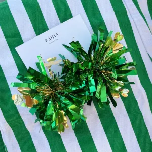 Lucky Charms Pom Pom Earrings