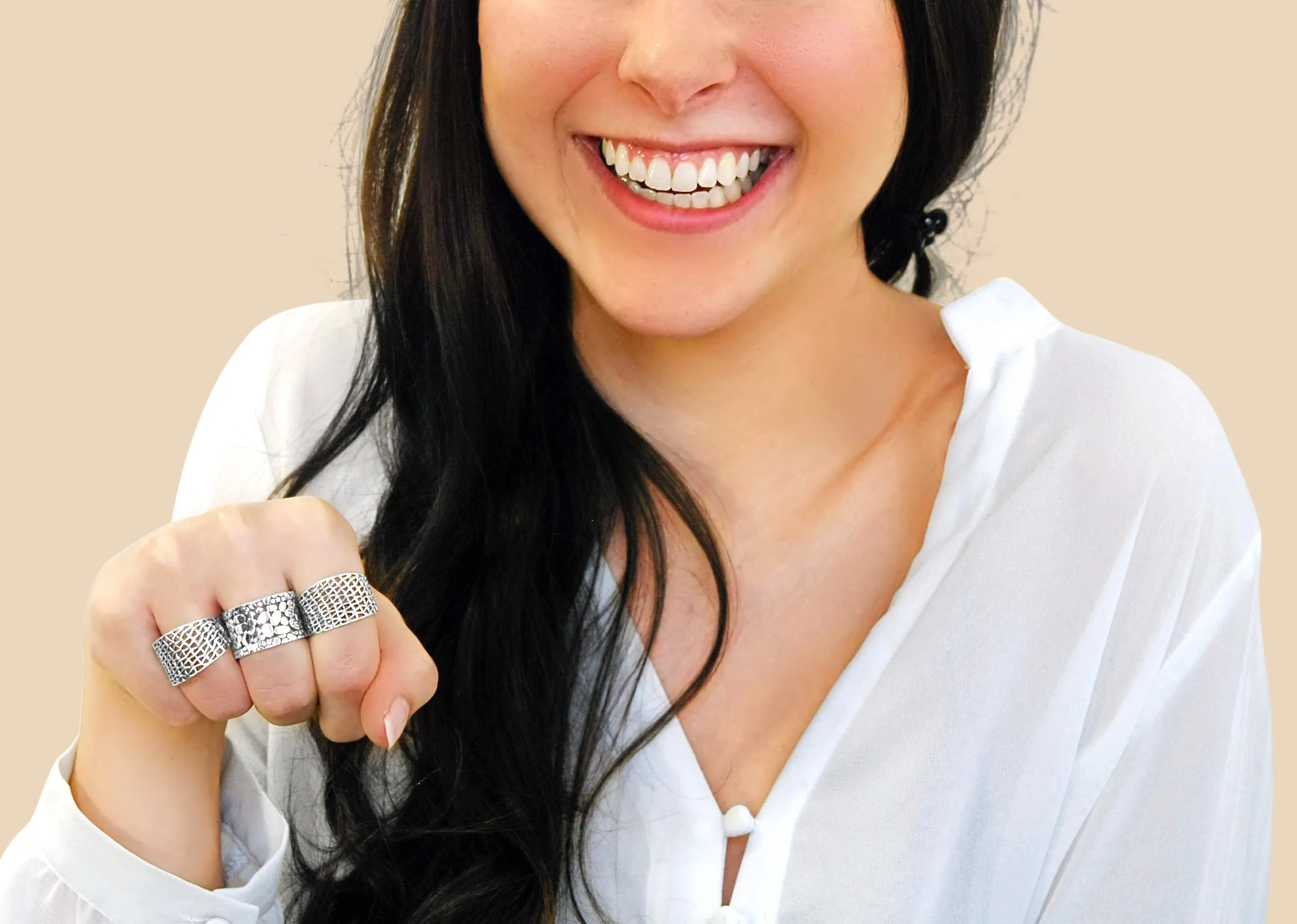 MODERN COBBLESTONE RING