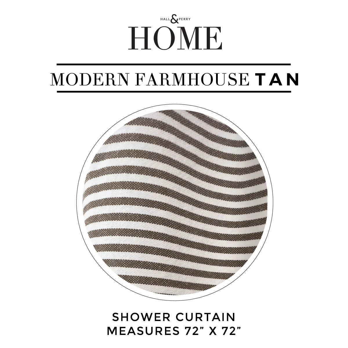 Modern Farmhouse Shower Curtain