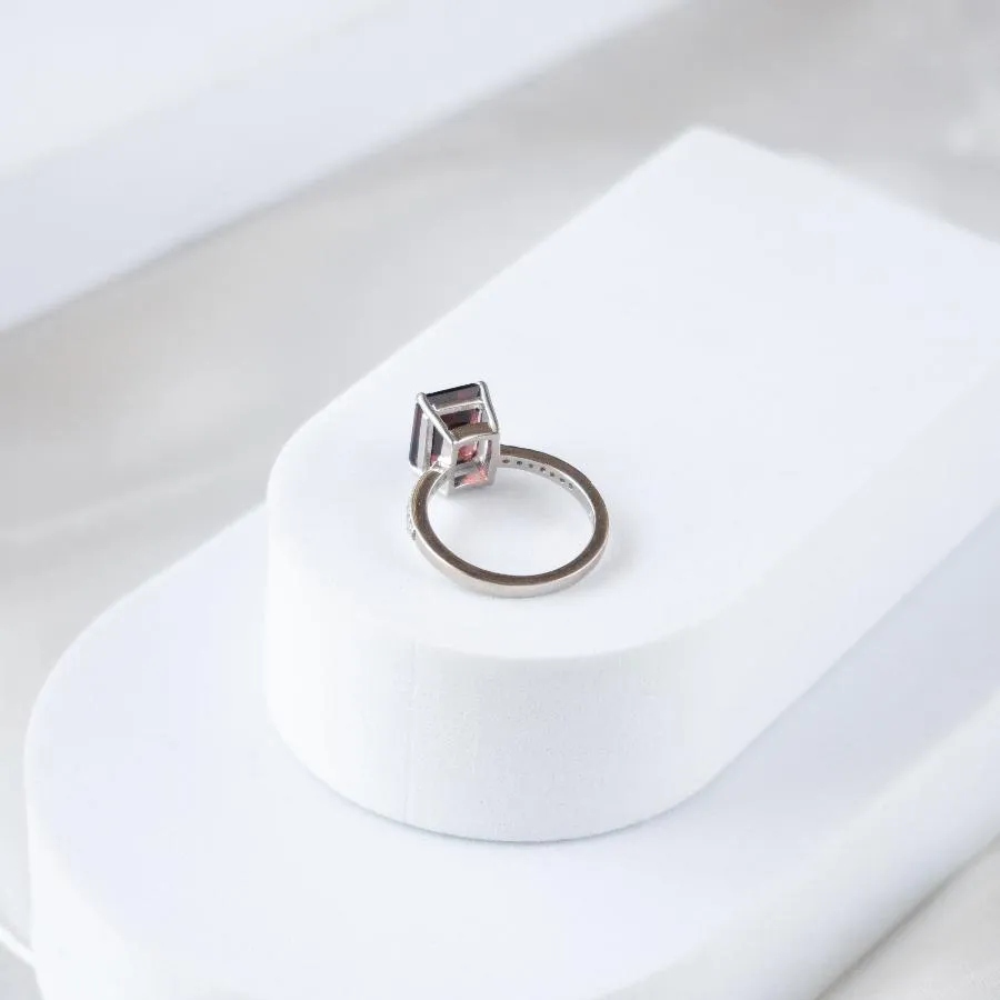 Modern Muse Garnet Ring
