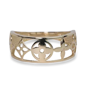 Monogram Modern Ring