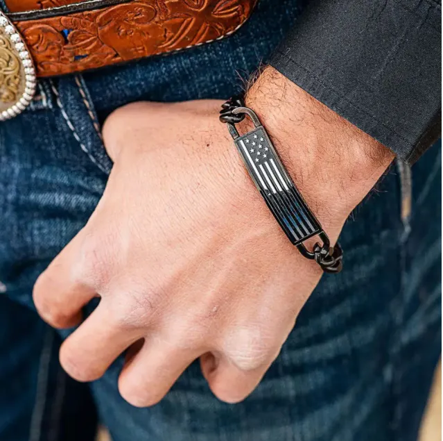 Montana Silversmith Kristy Titus Let Freedom Ring ID Bracelet