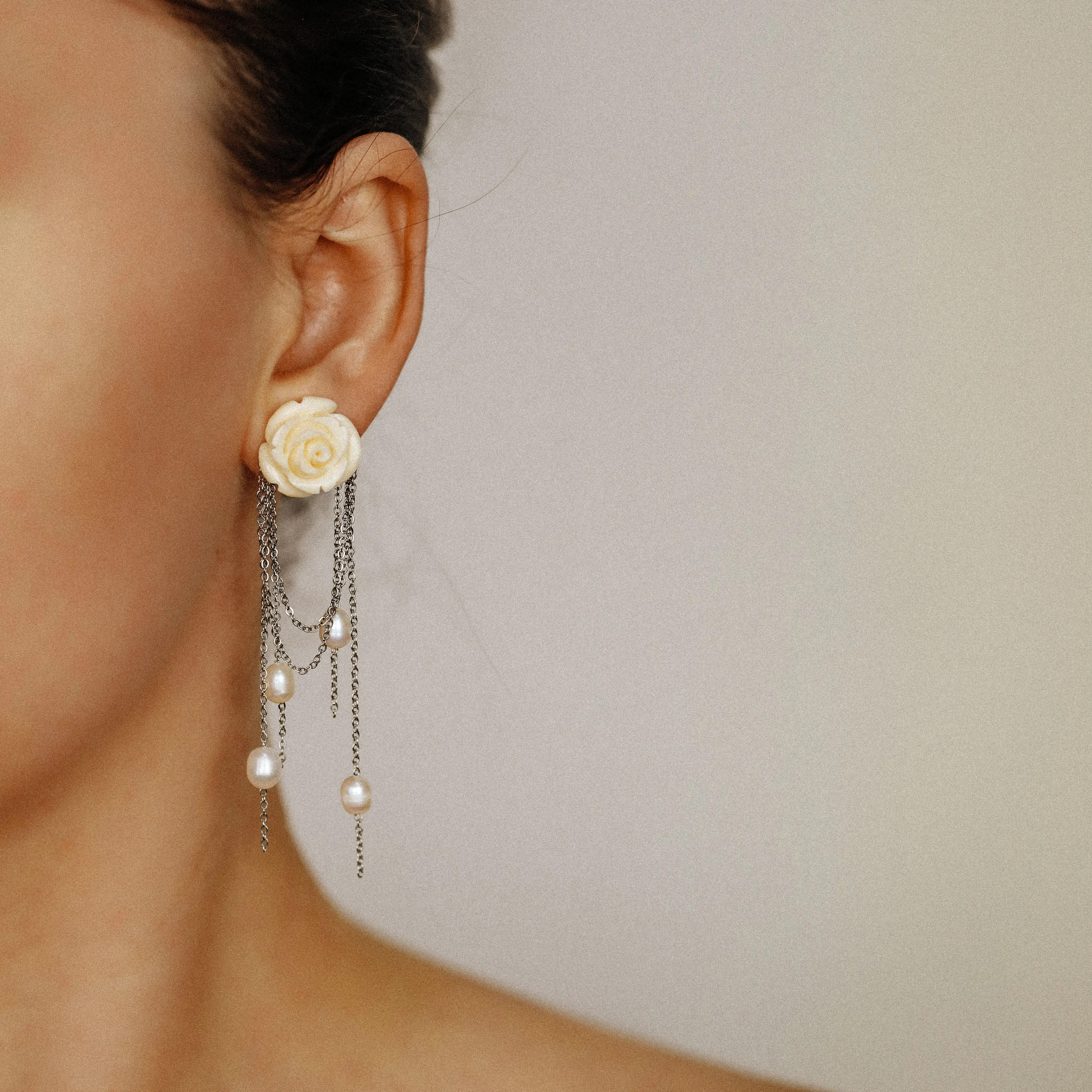 Natural Freshwater Pearl Earrings