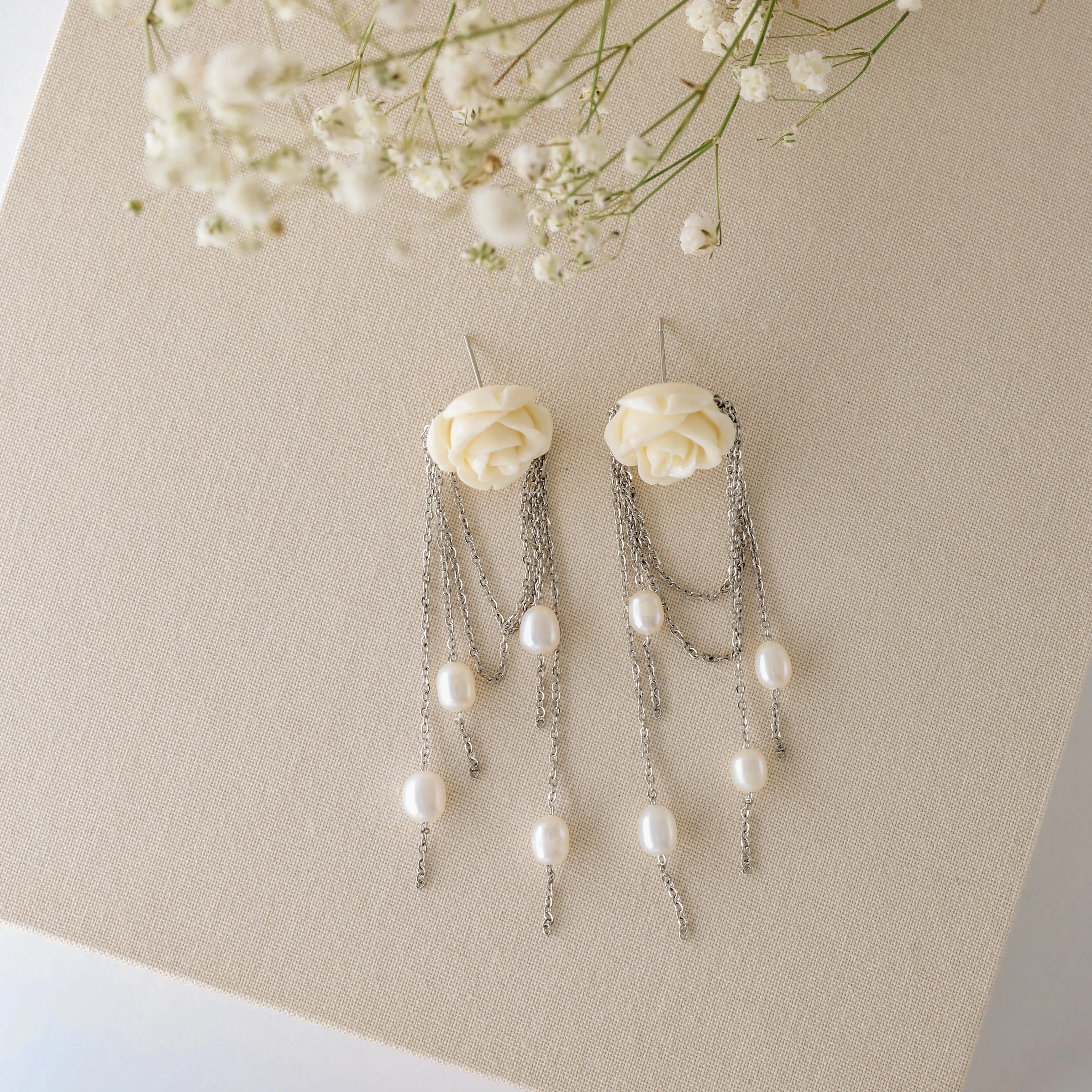 Natural Freshwater Pearl Earrings
