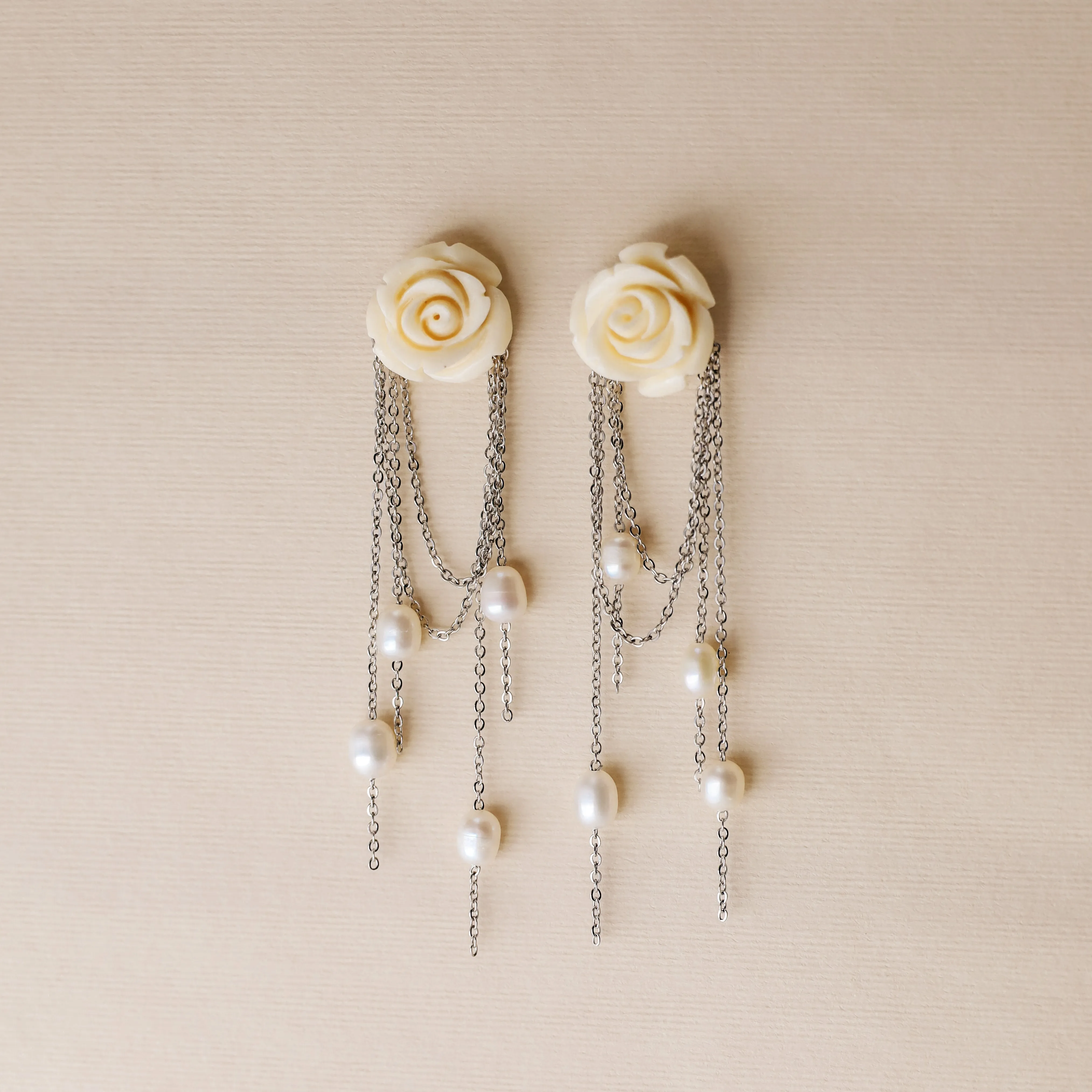 Natural Freshwater Pearl Earrings