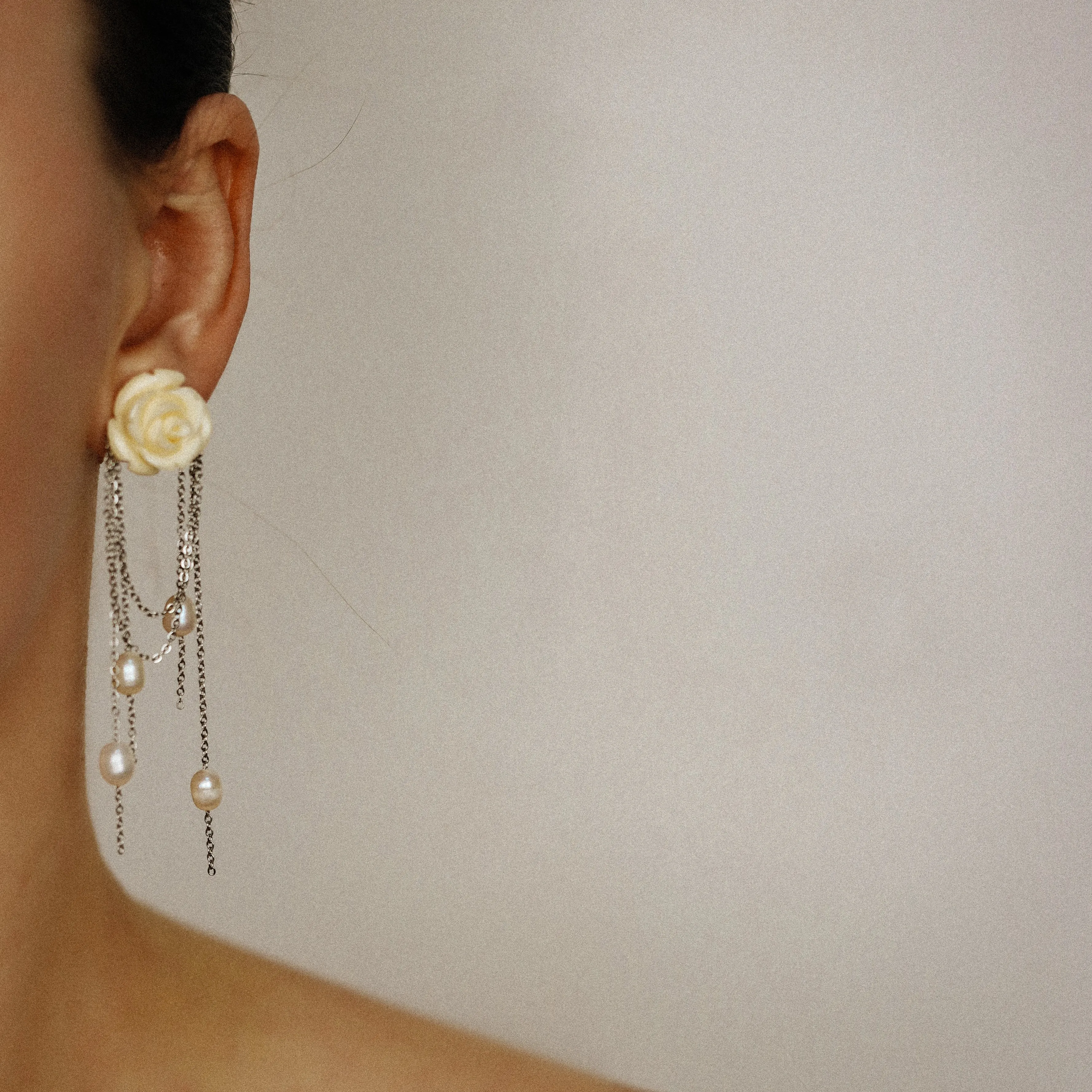 Natural Freshwater Pearl Earrings