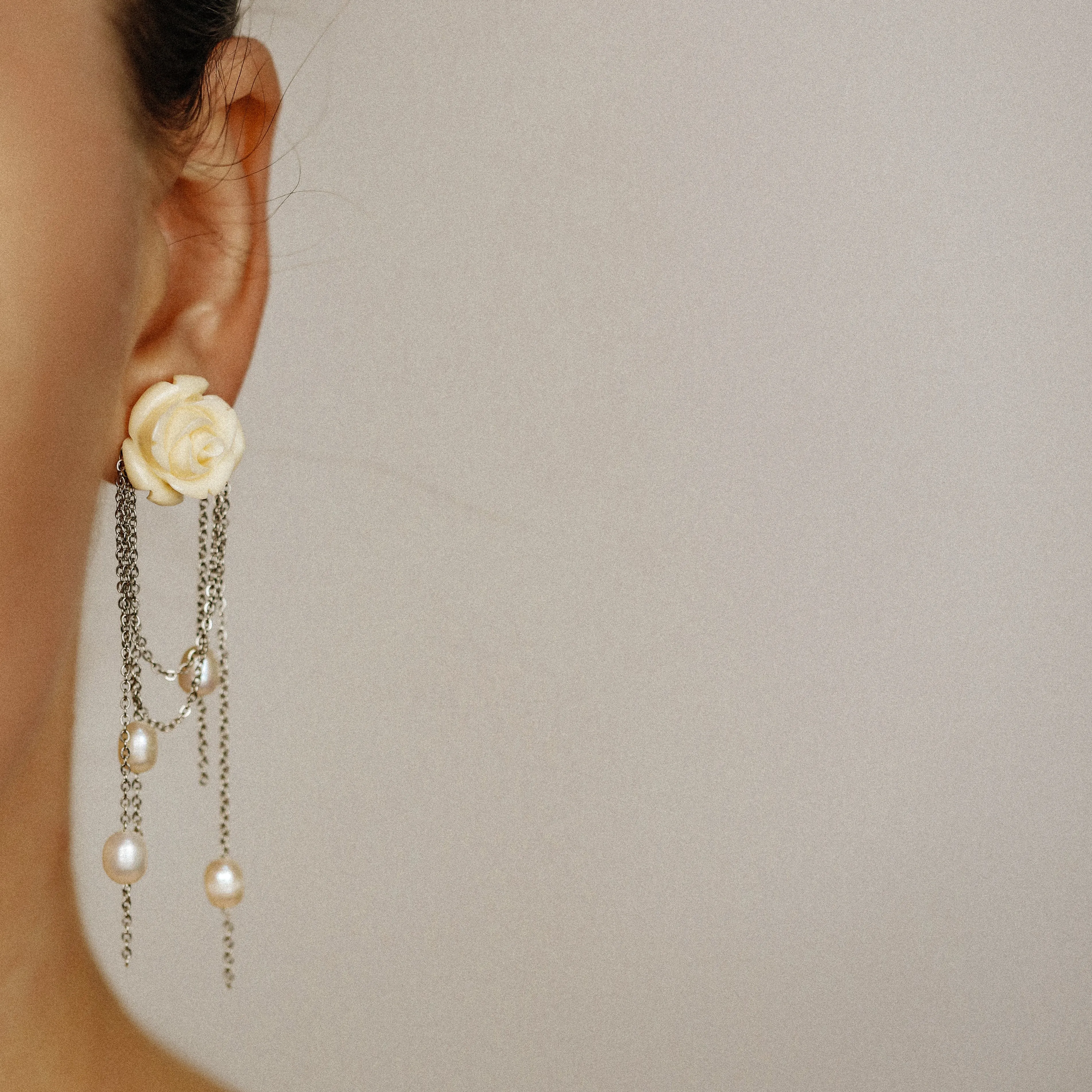 Natural Freshwater Pearl Earrings