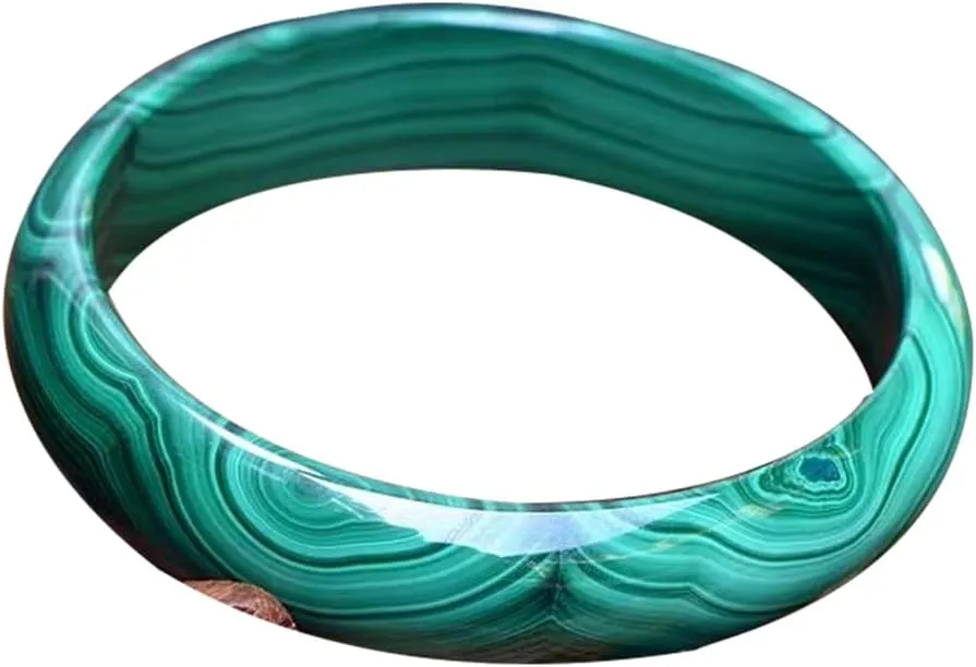 Natural Malachite Thousand Layers grain Bangle 58-62mm Fengshui Fashion Jade bracelet For Women Genuine
