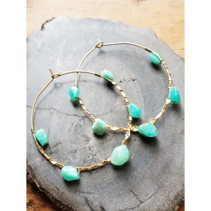 Natural stone hoops