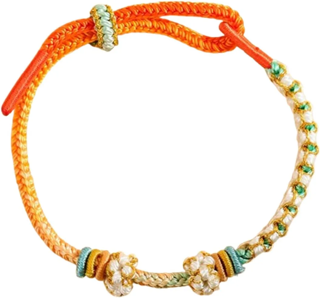 Nautical Braided Handmade Rope String Adjustable Bracelets for MenPink Nautical Bracelets for MenChinese Knot