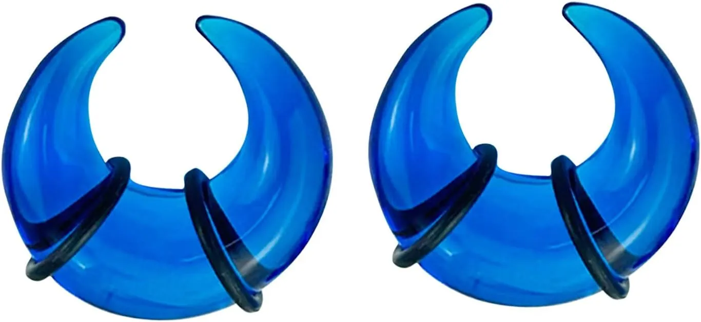 Nose Jewelry For Women, Acrylic C Shape Pincher Tapers Septum Buffalo Taper Expander Pierced Nose Or Earring Ring