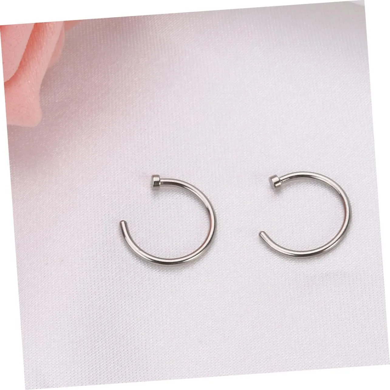 Open Nose Ring Nose Hoop Unisex Steel Nose Rings Piercing Earring Brooch Ring Jewelry Nose Rings for